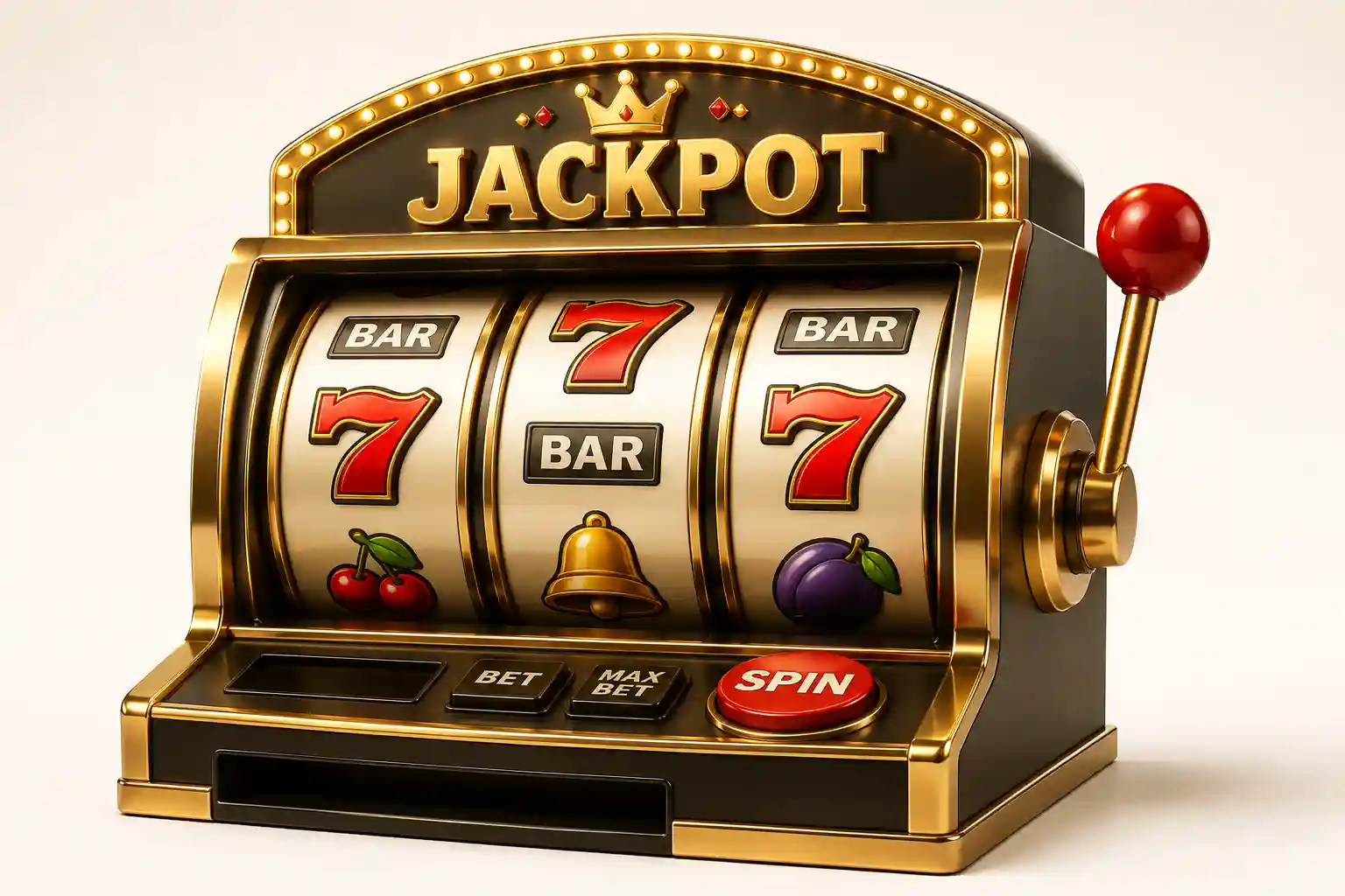 Herní automat s výhrou jackpotu