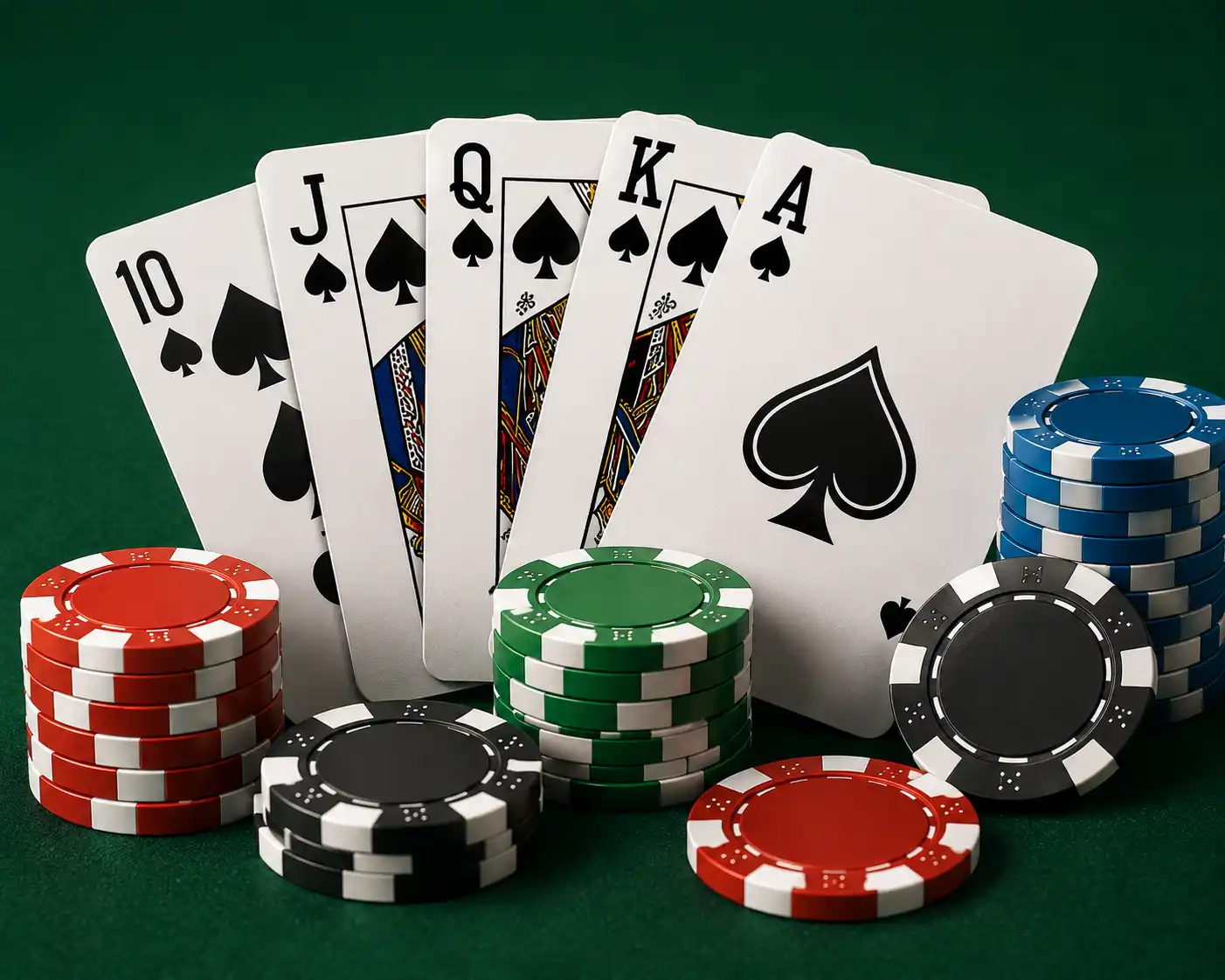 Karty a žetony jako symbol casino bonusů